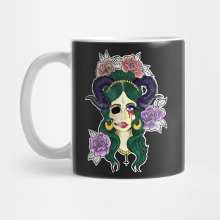 Horned Gypsy Girl Mug